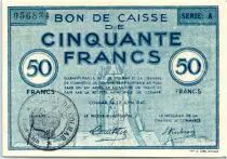 Frankreich 50 Francs , Colmar Chambre de Commerce, s&eacute;rie A