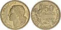 Frankreich 50 Francs - Guiraud - 1951 B Beaumont le Roger