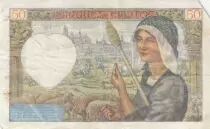 Frankreich 50 Francs - Jacques Coeur - 08-01-1942 - Serial J.161