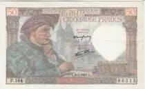 Frankreich 50 Francs - Jacques Coeur - 08-01-1942 - Serial P.164