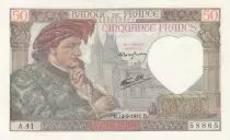Frankreich 50 Francs - Jacques Coeur - 13-02-1941 - Serial A.41