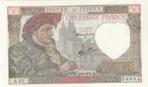 Frankreich 50 Francs - Jacques Coeur - 13-02-1941 - Serial A.41