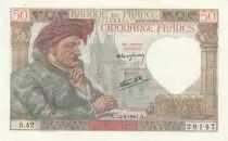 Frankreich 50 Francs - Jacques Coeur - 13-03-1941 - Serial S.42