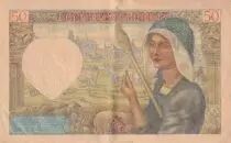 Frankreich 50 Francs - Jacques Coeur - 13-03-1941 - Serial V.47 - P.93