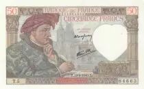 Frankreich 50 Francs - Jacques Coeur - 13-06-1940 - Serial T.5