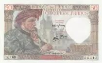 Frankreich 50 Francs - Jacques Coeur - 15-05-1942 - Serial K.169