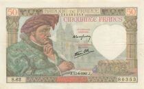 Frankreich 50 Francs - Jacques Coeur - 17-04-1941 - S&eacute;rie S.62