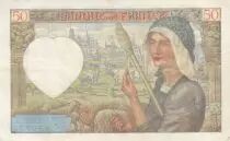 Frankreich 50 Francs - Jacques Coeur - 18-12-1941 - Serial C.150