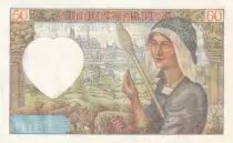 Frankreich 50 Francs - Jacques Coeur - 18-12-1941 - Serial F.142 - P.93