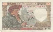 Frankreich 50 Francs - Jacques Coeur - 23-01-1941 - Serial Z.39