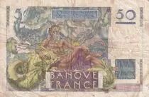 Frankreich 50 Francs - Le Verrier - 02-10-1947 - Serial M.82 - P.127