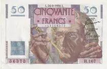 Frankreich 50 Francs - Le Verrier - 24-08-1950 - Serial H.167 - P.127
