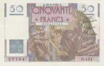 Frankreich 50 Francs - Le Verrier - 29-06-1950 - Serial P.151