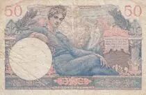Frankreich 50 Francs - Mercury - French Treasury - Suez 1956 - Serial T.2