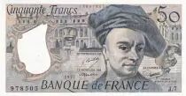 Frankreich 50 Francs - Quentin de la Tour - 1977 - Serial J.7 - P.152