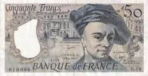 Frankreich 50 Francs - Quentin de la Tour - 1980 - Serial O.19 - XF - P.152b