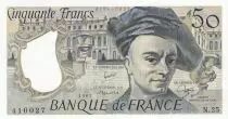 Frankreich 50 Francs - Quentin de la Tour - 1981 - Serial N.25