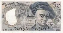Frankreich 50 Francs - Quentin de la Tour - 1981 - Serial W.25 - VF - P.152b