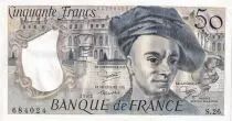 Frankreich 50 Francs - Quentin de la Tour - 1982 - Serial S.26 - XF - P.152b
