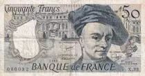 Frankreich 50 Francs - Quentin de la Tour - 1983 - Serial X.32 - F - P.152b