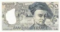 Frankreich 50 Francs - Quentin de la Tour - 1986 - Serial Y.46