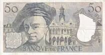 Frankreich 50 Francs - Quentin de la Tour - 1987 - Serial Z.48 - VF - P.152d