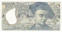 Frankreich 50 Francs - Quentin de la Tour - 1988 - Serial G.51 - Faute