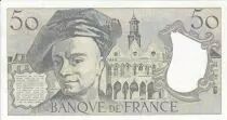 Frankreich 50 Francs - Quentin de la Tour - 1988 - Serial G.51 - Faute