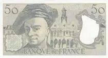 Frankreich 50 Francs - Quentin de la Tour - 1990 - Serial U.59
