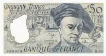 Frankreich 50 Francs - Quentin de la Tour - 1991 - Serial H.63