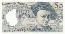 Frankreich 50 Francs - Quentin de la Tour - 1991 - Serial U.64