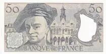 Frankreich 50 Francs - Quentin de la Tour - 1991 - Serial Y.67 - UNC - P.152e
