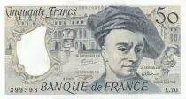 Frankreich 50 Francs - Quentin de la Tour - 1992 - Serial L.70