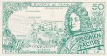 Frankreich 50 Francs - Racine - Sp�cimen factice - Fantasy