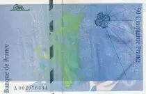 Frankreich 50 Francs - Saint-Exupery - 1992 - Error note Blue version - A.002