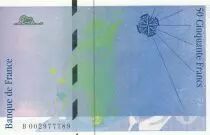 Frankreich 50 Francs - Saint-Exupery - 1992 - Error note Blue version - B.002