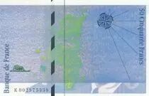 Frankreich 50 Francs - Saint-Exupery - 1992 - Error note Blue version - K.002