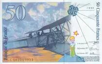 Frankreich 50 Francs - Saint-Exup&eacute;ry - 1992 - Letter C - P.157