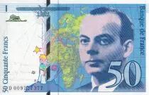 Frankreich 50 Francs - Saint-Exup�ry - 1993 - Letter D - F.72.02