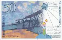 Frankreich 50 Francs - Saint-Exup&eacute;ry - 1993 - Letter G - UNC - P.157b
