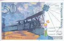Frankreich 50 Francs - Saint-Exup&eacute;ry - 1993 - Letter T - F.72.02