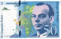 Frankreich 50 Francs - Saint-Exup�ry - 1993 - Letter Z - UNC - P.157b