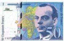 Frankreich 50 Francs - Saint-Exupery - 1994 - Letter C