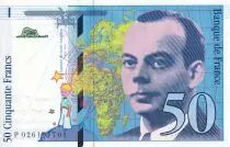 Frankreich 50 Francs - Saint-Exupery - 1994 - Letter P - P.157