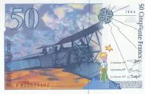 Frankreich 50 Francs - Saint-Exup&eacute;ry - 1994 - Serial F.025