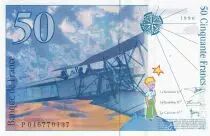 Frankreich 50 Francs - Saint-Exup&eacute;ry - 1996 - Letter P - P.157