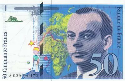 Frankreich 50 Francs - Saint-Exupery - 1996 - Serial A.029 - Small Number
