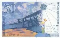 Frankreich 50 Francs - Saint-Exupery - 1996 - Serial L.042