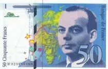 Frankreich 50 Francs - Saint-Exupery - 1996 - Serial W.029