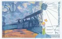 Frankreich 50 Francs - Saint-Exup&eacute;ry - 1997 - Letter C - P.157